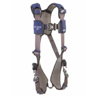 ExoFit NEX™ Full Body Harness - Aluminum back D-ring, locking quick connect buckle leg straps, comfort padding (size Medium).